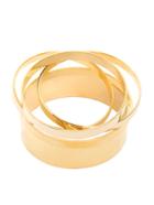 Romwe Golden Multilayer Circle Bracelet - 5pcs