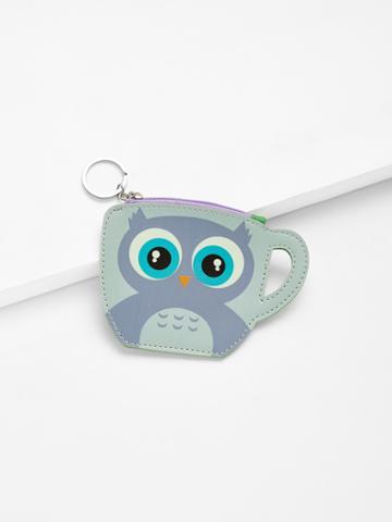 Romwe Owl Design Purse Bag
