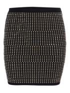 Romwe With Bead Bodycon Skirt
