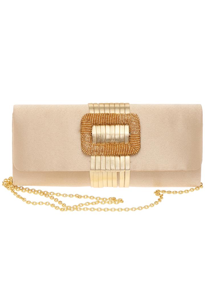 Romwe Elegant Hand Bag--apricot