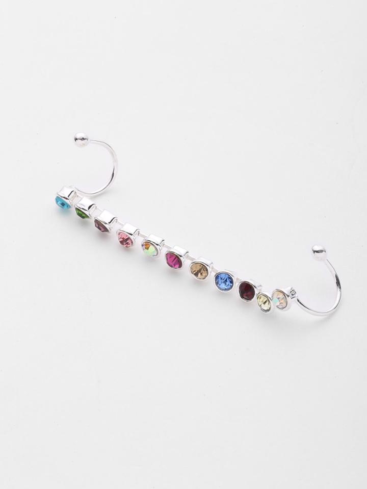 Romwe Rhinestone Design Ear Cuff 1pcs