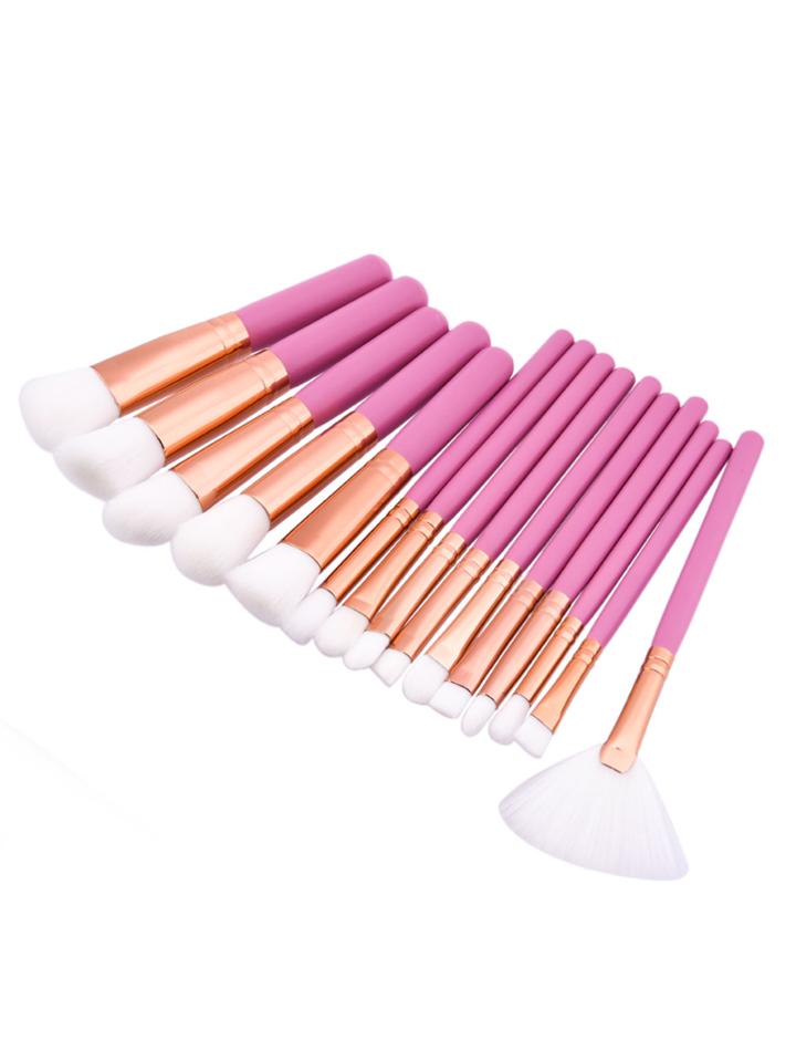 Romwe Professional Makeup Brush 15pcs
