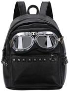 Romwe Studded Aviator Sunglasses Featured Backpack