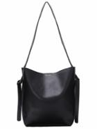 Romwe Snap Button Closure Bucket Bag With Cosmetic Bag
