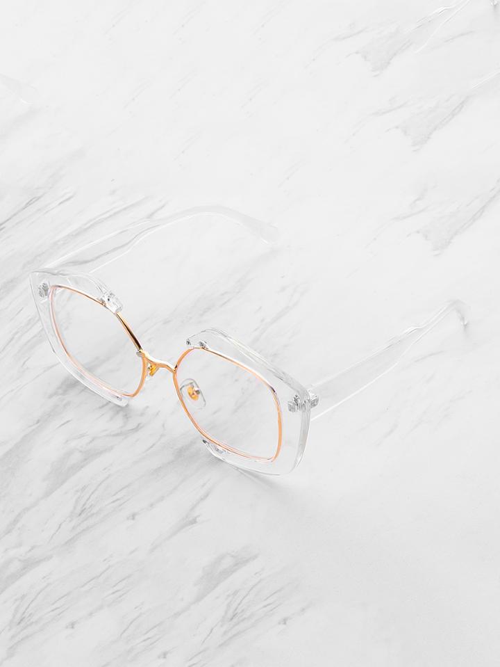Romwe Clear Frame Glasses
