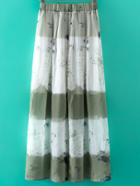 Romwe Multicolor Elastic Waist Tie-dye Print Long Skirt