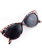 Romwe Leopard Cat Eye Sunglasses