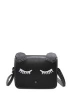 Romwe Eyelashes Pattern Shoulder Bag With Ear Design