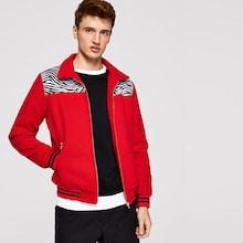 Romwe Guys Zip Up Jacket
