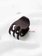 Romwe Brown Matte Mini Claw Hair Clip