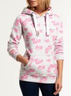 Romwe Long Sleeve Print Hooded Sweatshirts