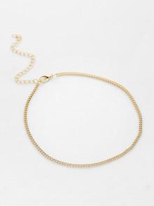 Romwe Metal Minimalist Chain Choker