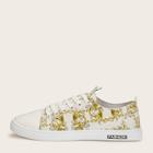 Romwe Guys Tribal Print Lace-up Sneakers