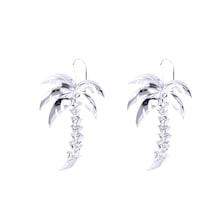 Romwe Coconut Tree Shaped Stud Earrings