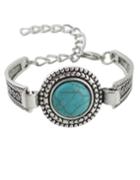 Romwe Round Turquoise Women Bracelet
