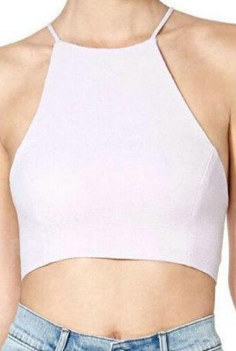 Romwe Halter Bandage Tank Top