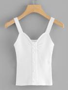 Romwe Slim Jersey Knit Cami Top