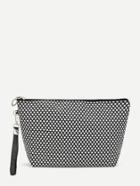 Romwe Mini Star Overlay Makeup Bag