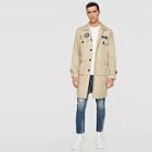 Romwe Guys Flap Pocket Patched Detail Coat