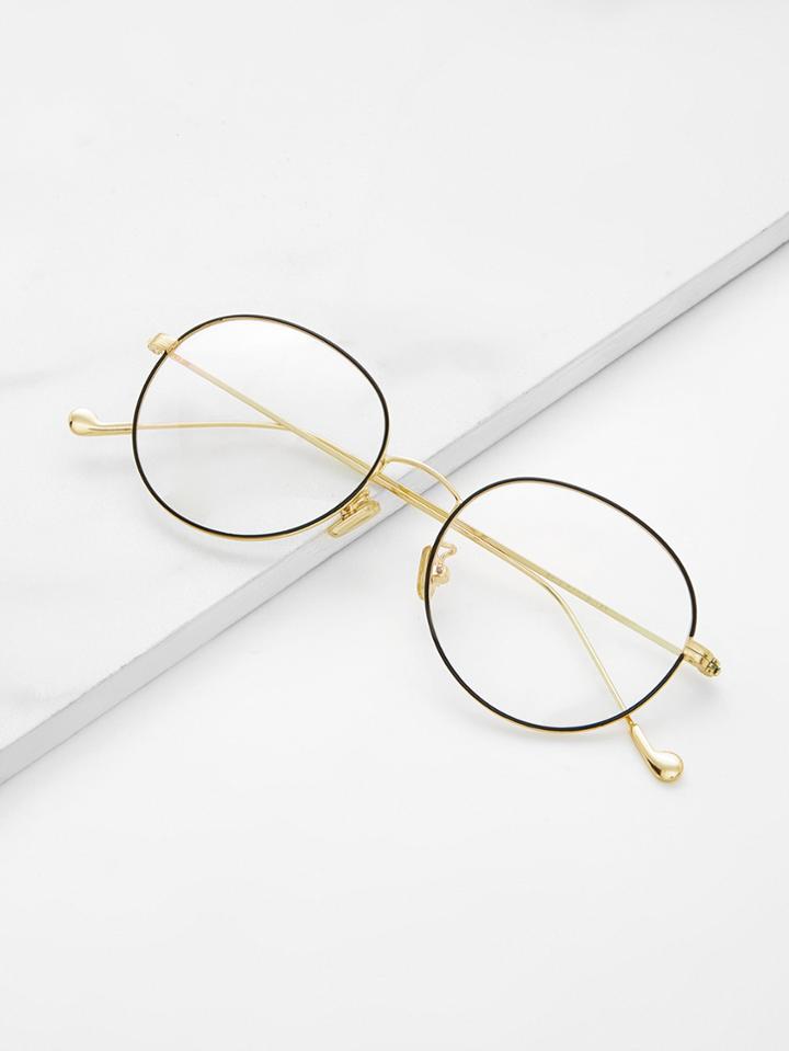 Romwe Metal Frame Glasses