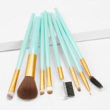 Romwe Two Tone Handle Makeup Brush 8pack