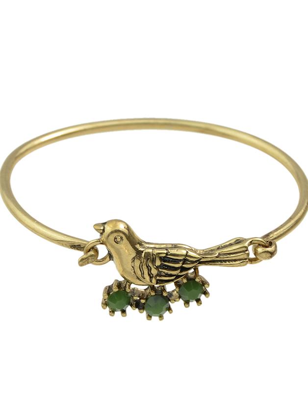 Romwe Cute Bird Shape Thin Bracelet For Women