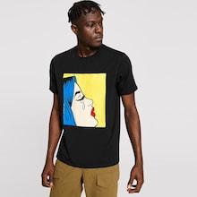 Romwe Guys Figure Print Round Neck Tee