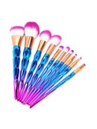Romwe Multicolor Makeup Brush Set