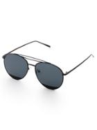Romwe Triple Bridge Aviator Sunglasses