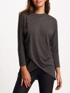 Romwe Grey Crew Neck Modal Loose T-shirt