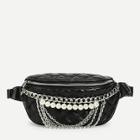 Romwe Faux Pearl Chain Detail Bum Bag