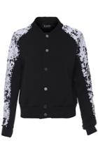 Romwe Silvery Sequin Cool Jacket