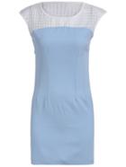 Romwe Round Neck Color-block Slim Dress