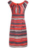 Romwe Multicolor Round Neck Sleeveless Print Dress