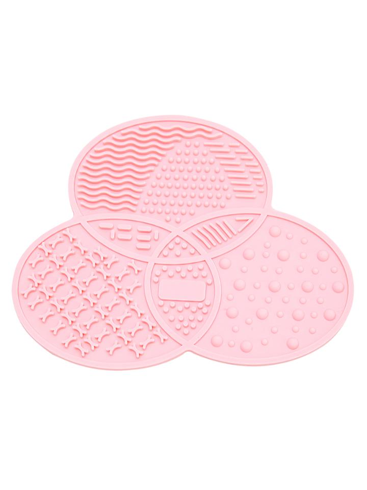 Romwe Pink Asymmetrical Makeup Cleaner Plate