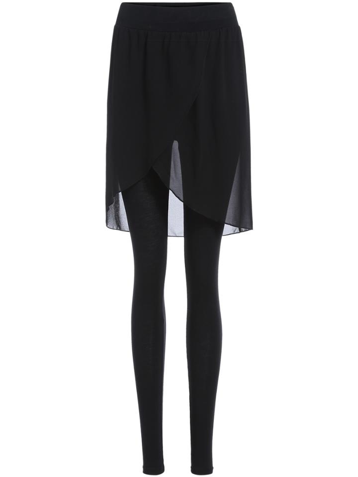 Romwe Skinny Elastic Skirt Leggings