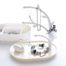 Romwe Swan Detail Jewelry Storage Rack