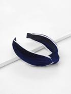 Romwe Velvet Knot Headband