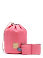 Romwe Bucket Makeup Bag With Pouch