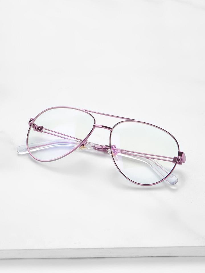 Romwe Double Bridge Aviator Glasses