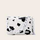 Romwe Random Strap Cow Print Shoulder Bag