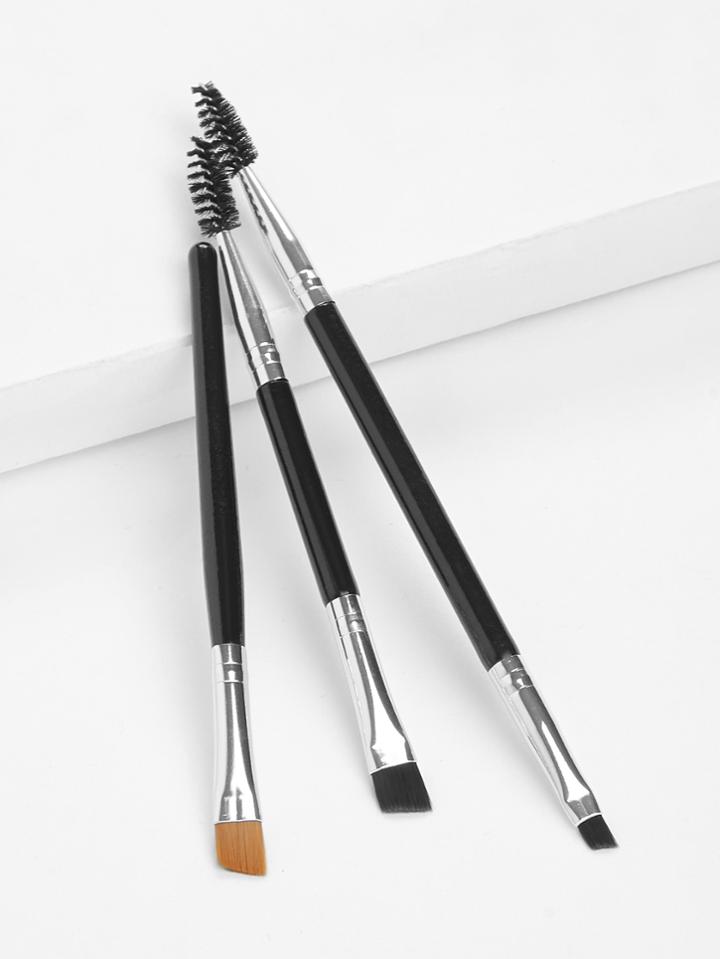 Romwe Duo Eye Brow Brush 3pcs