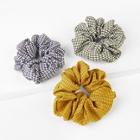 Romwe Gingham Elastic Hair Tie 3pcs