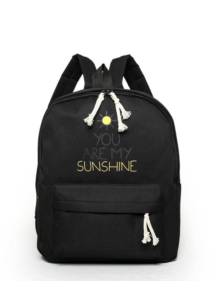 Romwe Graphic Print Dome Backpack