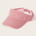 Romwe Velcro Detail Solid Visor