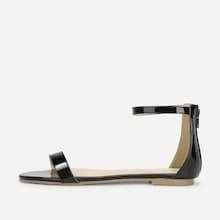 Romwe Two Part Ankle Strap Sandals
