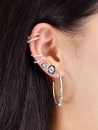Romwe 7pcs/set Boho Chic Indian Jewerly Ethnic Geometric Stud Earrings