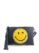 Romwe Emoticon Design Pu Shoulder Bag