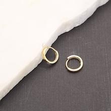 Romwe Mini Gold Hoop Earrings
