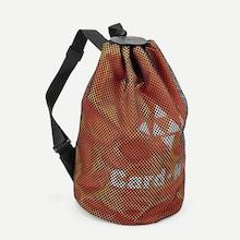 Romwe Slogan Detail Mesh Drawstring Backpack